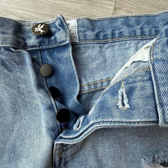 One Teaspoon for Free People Bandits Denim Shorts size 26 - Picture 5 of 5